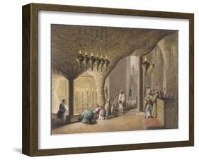 The Grotto of the Nativity, Bethlehem, 1802-Luigi Mayer-Framed Giclee Print