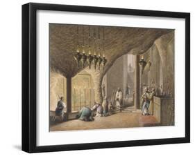 The Grotto of the Nativity, Bethlehem, 1802-Luigi Mayer-Framed Giclee Print