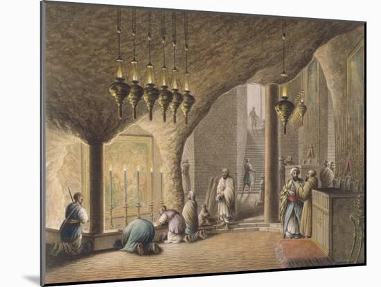 The Grotto of the Nativity, Bethlehem, 1802-Luigi Mayer-Mounted Giclee Print