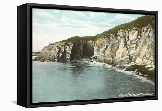 The Grotto, Orr's Island, Maine-null-Framed Stretched Canvas