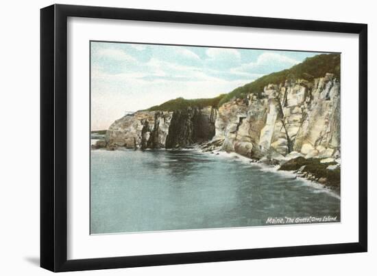 The Grotto, Orr's Island, Maine-null-Framed Art Print