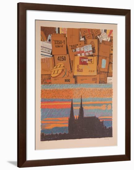 The Ground Above Us-Howard Kanovitz-Framed Limited Edition