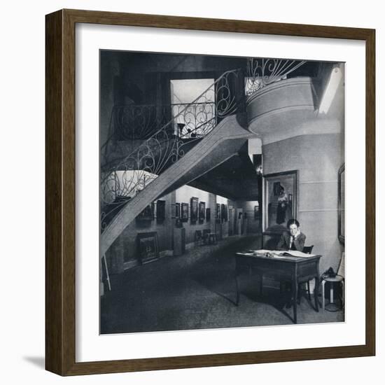 'The ground floor gallery of the American-British Art Center', c1941-Unknown-Framed Photographic Print