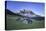 The Group of Odle Viewed from Gampen Alm at Dawn. Funes Valley. Dolomites South Tyrol Italy Europe-ClickAlps-Stretched Canvas