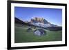 The Group of Odle Viewed from Gampen Alm at Dawn. Funes Valley. Dolomites South Tyrol Italy Europe-ClickAlps-Framed Photographic Print