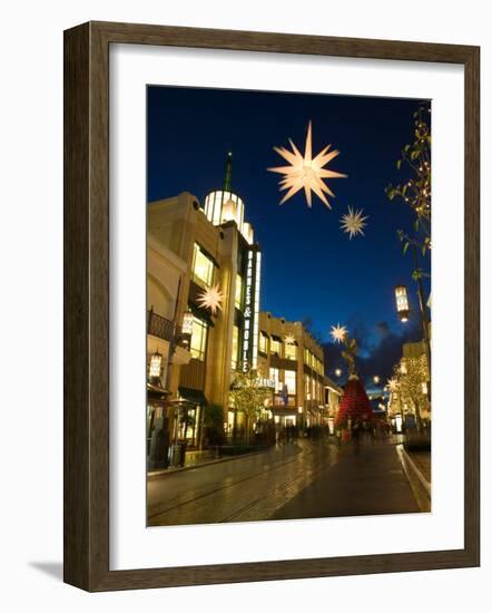 The Grove Mall by Farmer's Market, West Hollywood, Los Angeles, California, USA-Walter Bibikow-Framed Photographic Print