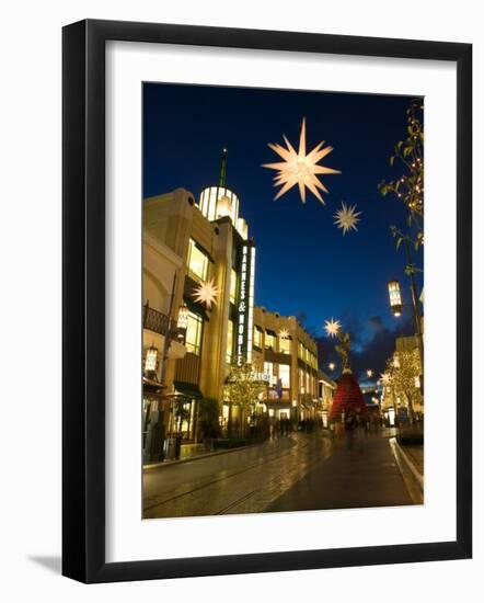 The Grove Mall by Farmer's Market, West Hollywood, Los Angeles, California, USA-Walter Bibikow-Framed Photographic Print