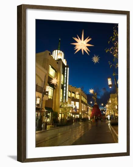 The Grove Mall by Farmer's Market, West Hollywood, Los Angeles, California, USA-Walter Bibikow-Framed Photographic Print