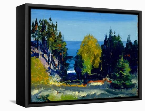 The Grove - Monhegan, 1911 (Oil on Board)-George Wesley Bellows-Framed Stretched Canvas