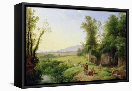 The Grove of Egeria-Franz Ludwig Catel-Framed Stretched Canvas