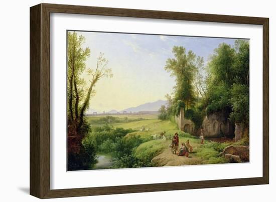 The Grove of Egeria-Franz Ludwig Catel-Framed Giclee Print