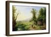 The Grove of Egeria-Franz Ludwig Catel-Framed Giclee Print