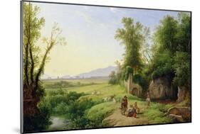 The Grove of Egeria-Franz Ludwig Catel-Mounted Giclee Print