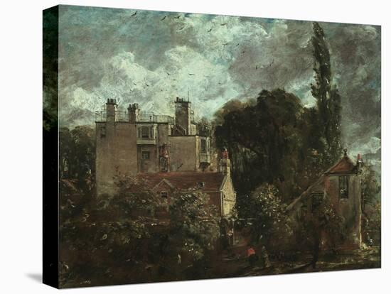 The Grove, or the Admiral's House in Hampstead, 1821-1822-John Constable-Stretched Canvas