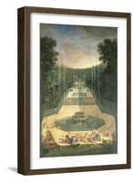 The Groves of Versaille, View of the Three Fountains with Venus and Cherubs, 1688-Jean Cotelle the Younger-Framed Giclee Print