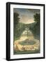 The Groves of Versaille, View of the Three Fountains with Venus and Cherubs, 1688-Jean Cotelle the Younger-Framed Giclee Print