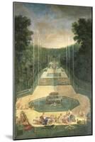 The Groves of Versaille, View of the Three Fountains with Venus and Cherubs, 1688-Jean Cotelle the Younger-Mounted Giclee Print