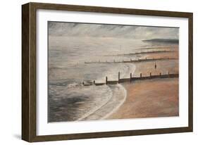 The Groynes, 2015 (Oil on Panel)-Chris Ross Williamson-Framed Giclee Print