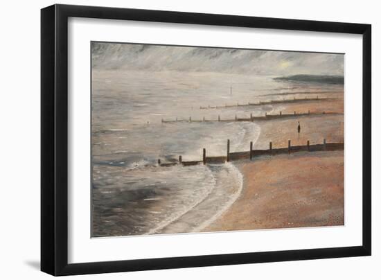 The Groynes, 2015 (Oil on Panel)-Chris Ross Williamson-Framed Giclee Print