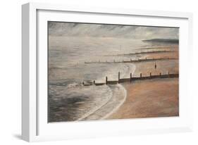 The Groynes, 2015 (Oil on Panel)-Chris Ross Williamson-Framed Giclee Print