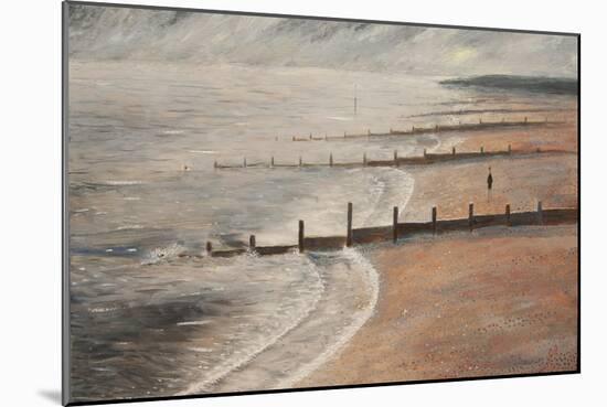 The Groynes, 2015 (Oil on Panel)-Chris Ross Williamson-Mounted Giclee Print