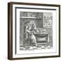 The Grub Street Hermit. from a Picture Published by Richardson, 1878-Walter Thornbury-Framed Giclee Print