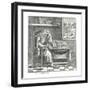 The Grub Street Hermit. from a Picture Published by Richardson, 1878-Walter Thornbury-Framed Giclee Print