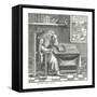 The Grub Street Hermit. from a Picture Published by Richardson, 1878-Walter Thornbury-Framed Stretched Canvas