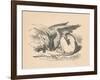 'The Gryphon asleep in the sun', 1889-John Tenniel-Framed Premium Giclee Print