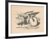 'The Gryphon asleep in the sun', 1889-John Tenniel-Framed Giclee Print