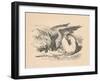 'The Gryphon asleep in the sun', 1889-John Tenniel-Framed Giclee Print