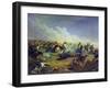 The Guard Hussars Attacking Near Warsaw on August 26Th, 1831, 1837-Mikhail Yuryevich Lermontov-Framed Giclee Print