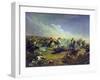 The Guard Hussars Attacking Near Warsaw on August 26Th, 1831, 1837-Mikhail Yuryevich Lermontov-Framed Giclee Print