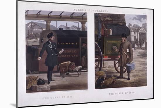 The Guard of 1852 and the Guard of 1832, 1852-J Harris-Mounted Giclee Print