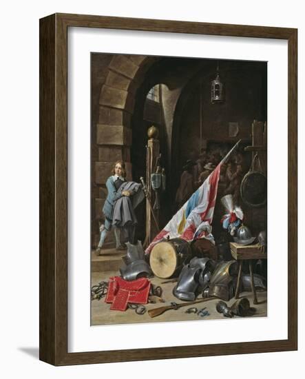 The Guardhouse, 1640-50-David the Younger Teniers-Framed Giclee Print