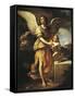 The Guardian Angel, 1641-Giovanni Francesco Barbieri-Framed Stretched Canvas