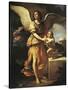 The Guardian Angel, 1641-Giovanni Francesco Barbieri-Stretched Canvas