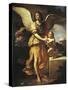 The Guardian Angel, 1641-Giovanni Francesco Barbieri-Stretched Canvas