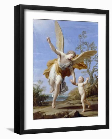 The Guardian Angel, 1716-Marco Antonio Franceschini-Framed Giclee Print