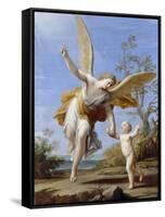 The Guardian Angel, 1716-Marco Antonio Franceschini-Framed Stretched Canvas