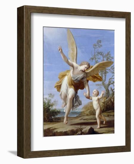 The Guardian Angel, 1716-Marco Antonio Franceschini-Framed Giclee Print