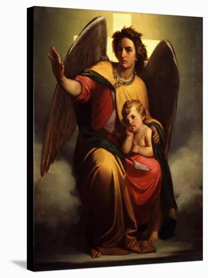 The Guardian Angel, 1854-Antonio Zona-Stretched Canvas