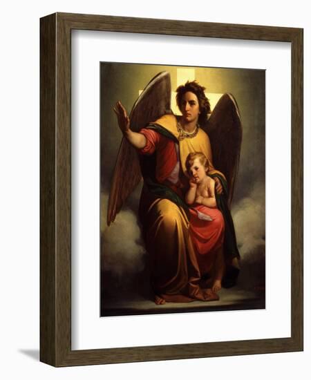 The Guardian Angel, 1854-Antonio Zona-Framed Giclee Print