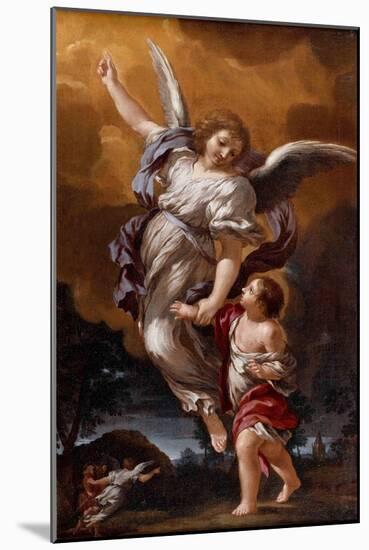 The Guardian Angel (After Pietro Da Corton)-Ciro Ferri-Mounted Giclee Print