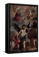 The Guardian Angel (L'Angelo Custode)-Francesco Maffei-Framed Stretched Canvas