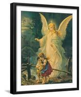 The Guardian Angel-The Victorian Collection-Framed Art Print