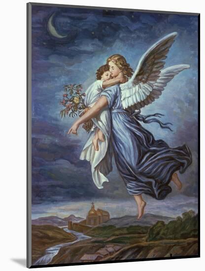 The Guardian Angel-Wilhelm Von Kaulbach-Mounted Premium Giclee Print