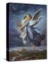 The Guardian Angel-Wilhelm Von Kaulbach-Stretched Canvas