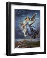 The Guardian Angel-Wilhelm Von Kaulbach-Framed Giclee Print