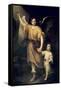 The Guardian Angel-Bartolome Esteban Murillo-Framed Stretched Canvas